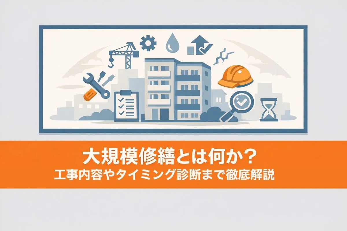 大規模修繕とは何か？工事内容やタイミング診断まで徹底解説